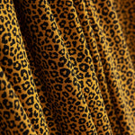 Gestrickte Baumwolle Lycra Leopard Leopard Kurkuma - Ribes y Casals