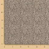Gestrickte Baumwolle Lycra Leopard Beige - Ribes y Casals
