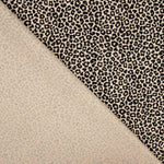Gestrickte Baumwolle Lycra Leopard Beige - Ribes y Casals