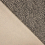Gestrickte Baumwolle Lycra Leopard Beige - Ribes y Casals