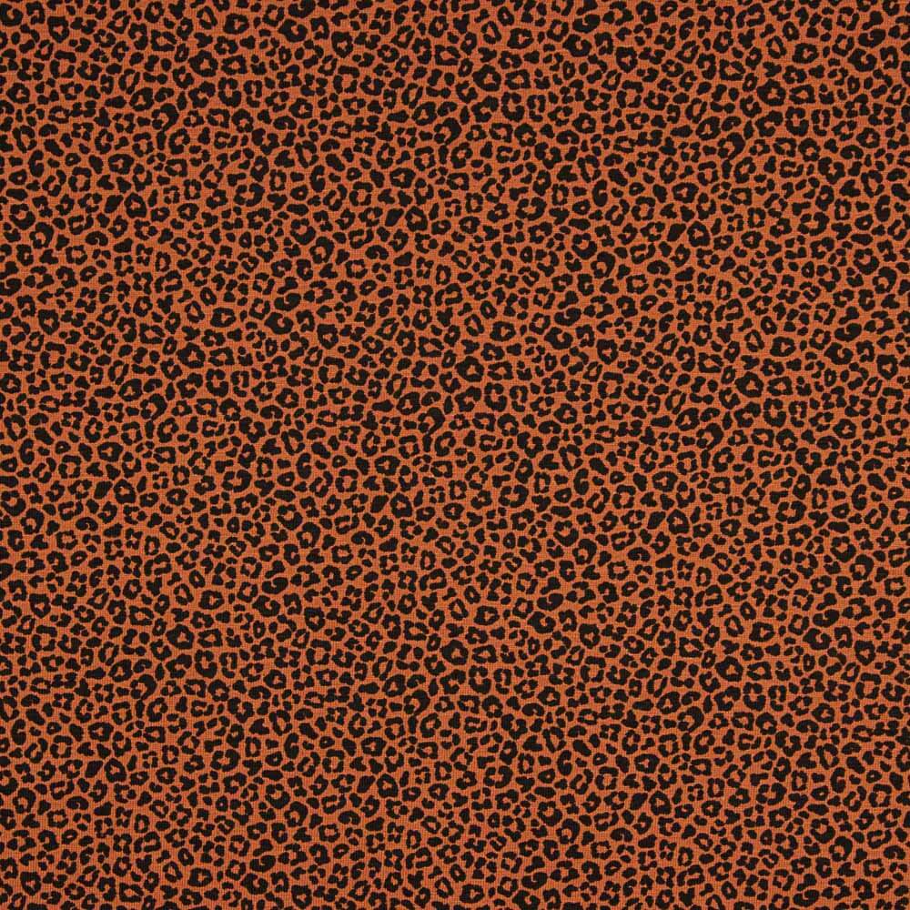 Gestrickte Baumwolle Lycra Leopard Maroon - Ribes y Casals