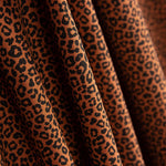 Gestrickte Baumwolle Lycra Leopard Maroon - Ribes y Casals