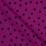 Gepunkteter Krepp 7mm Orchidee - Ribes y Casals