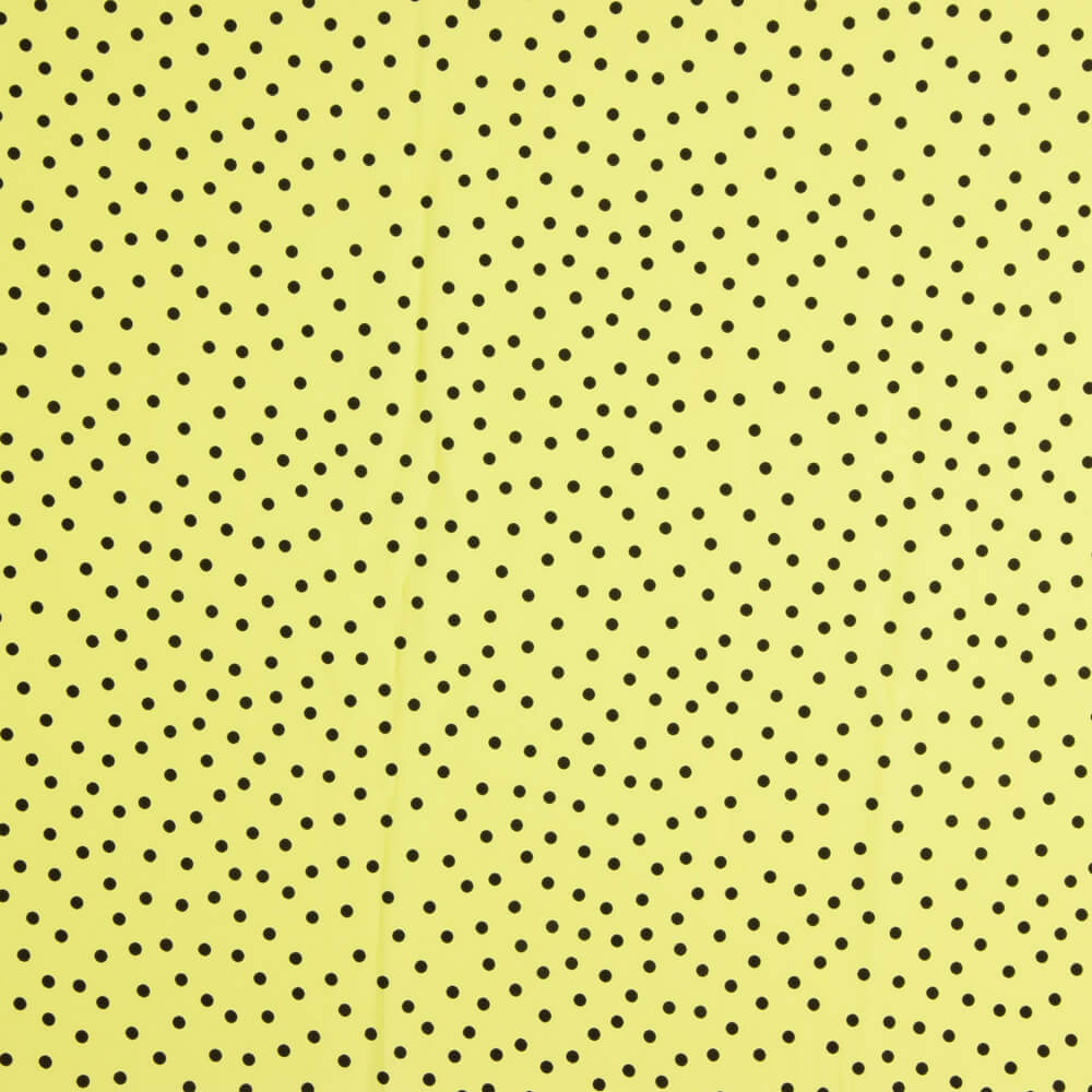 Krepp-Polka-Dots 7mm Limette - Ribes y Casals