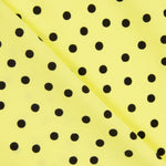 Krepp-Polka-Dots 7mm Limette - Ribes y Casals