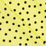 Krepp-Polka-Dots 7mm Limette - Ribes y Casals