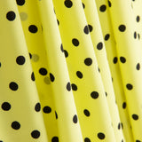 Krepp-Polka-Dots 7mm Limette - Ribes y Casals