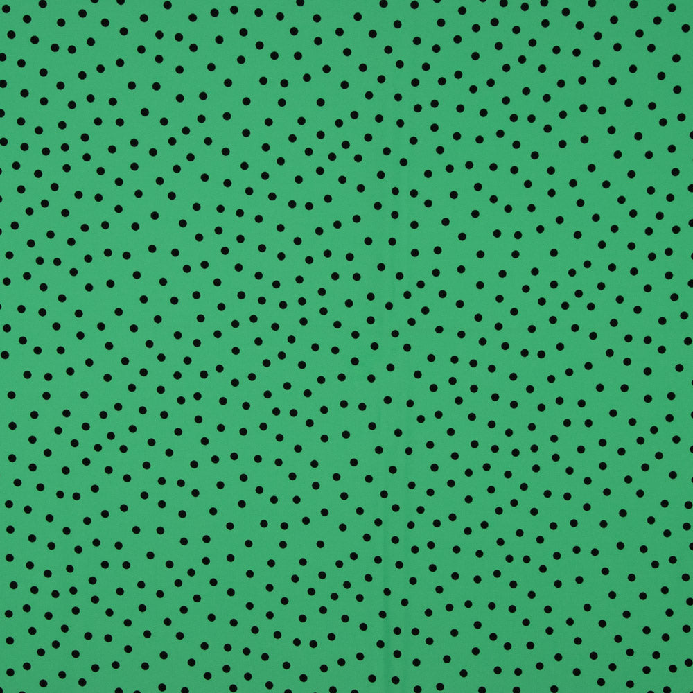 Gepunkteter Krepp 7mm Jadegrün - Ribes y Casals