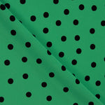 Gepunkteter Krepp 7mm Jadegrün - Ribes y Casals