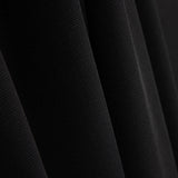 Feines Polyester Piqué Schwarz - Ribes y Casals