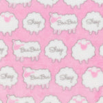Minky Schaf Baby Rosa - Ribes y Casals