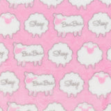 Minky Schaf Baby Rosa - Ribes y Casals