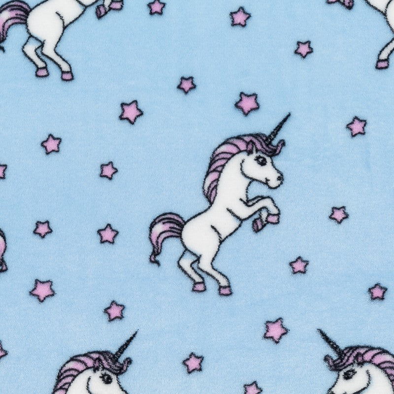 Minky Blau Einhorn - Ribes y Casals