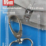 Silber Karabiner 25x45mm Prym - Ribes y Casals