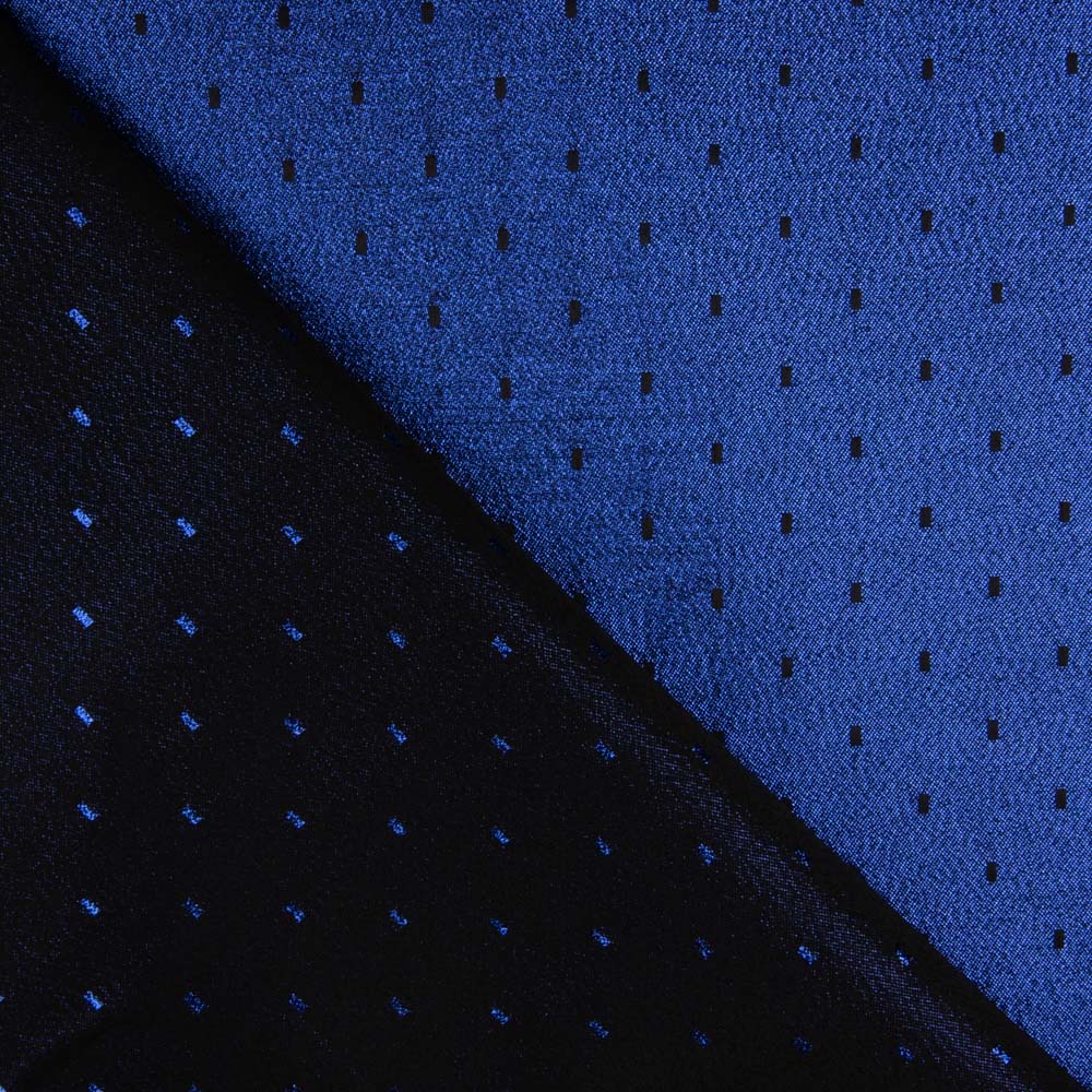 Brokat Plumeti Tinte Blau - Ribes y Casals