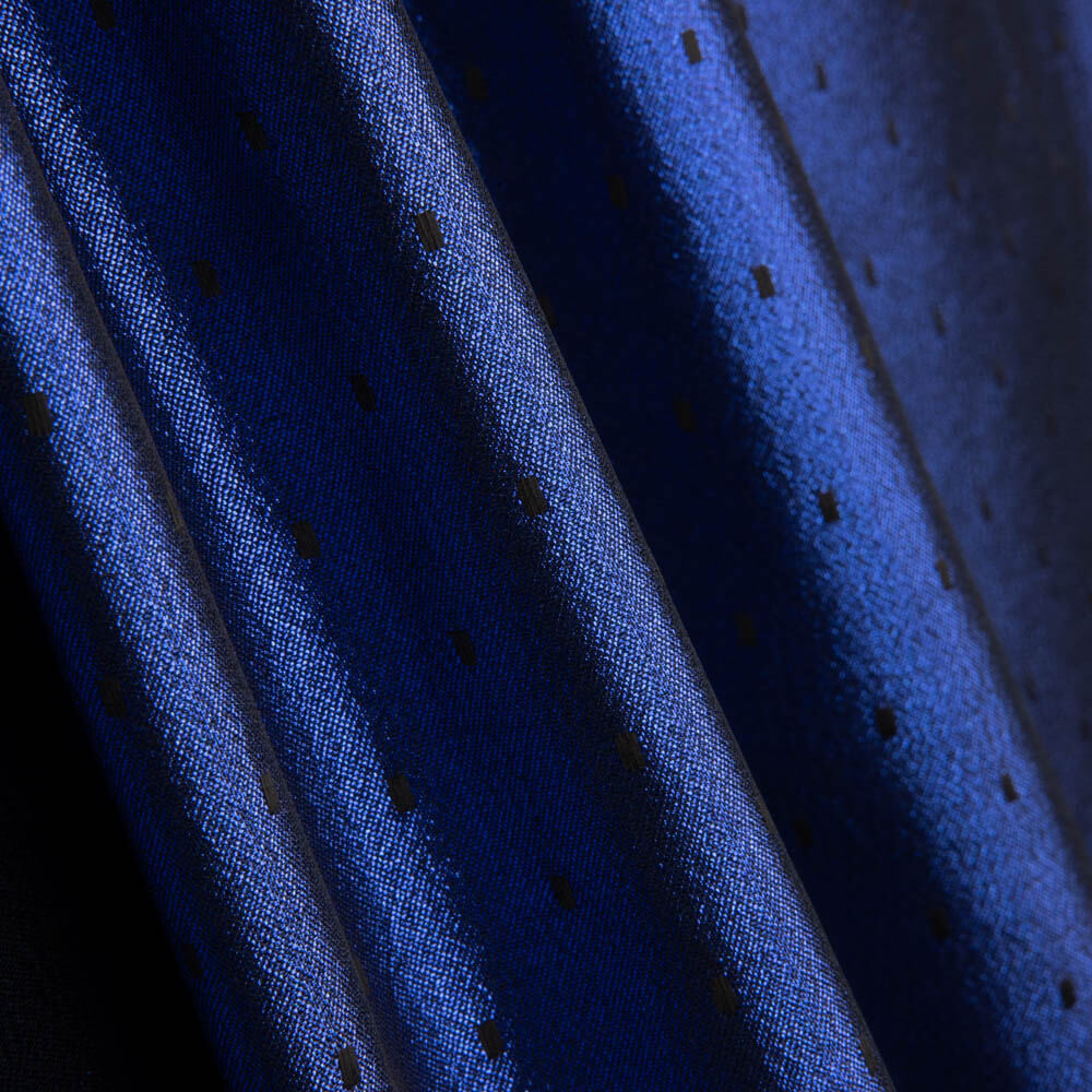 Brokat Plumeti Tinte Blau - Ribes y Casals