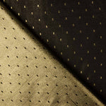 Brokat Plumeti Schwarz Gold - Ribes y Casals