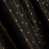 Brokat Plumeti Schwarz Gold - Ribes y Casals