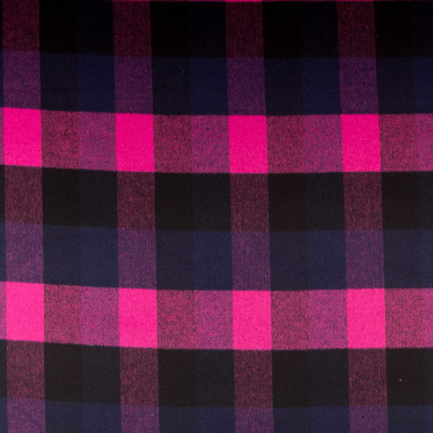 Mufflon Plaid Fuchsia Grau - Ribes y Casals