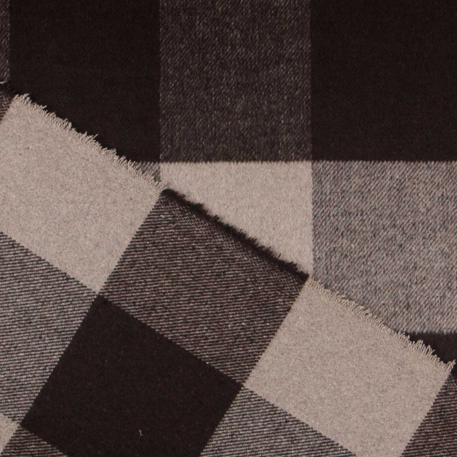 Mufflon Plaid Braun Grau - Ribes y Casals