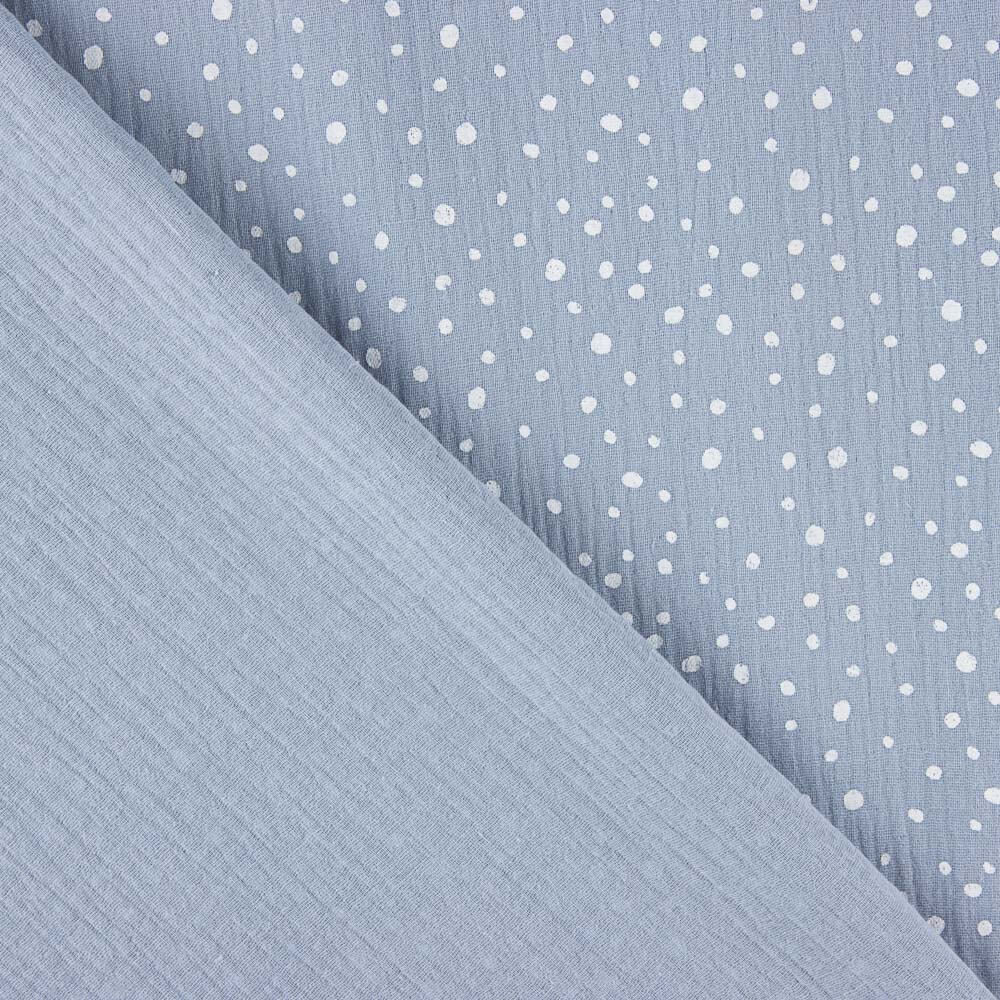Kinder Baumwoll-Musselin mit Flecken Denim Blau - Ribes y Casals