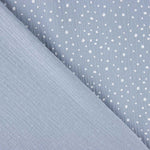 Kinder Baumwoll-Musselin mit Flecken Denim Blau - Ribes y Casals