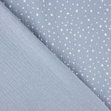 Kinder Baumwoll-Musselin mit Flecken Denim Blau - Ribes y Casals