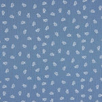 Kinder Baumwollmulltuch Medium Blau Zweige - Ribes y Casals