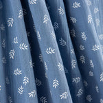 Kinder Baumwollmulltuch Medium Blau Zweige - Ribes y Casals