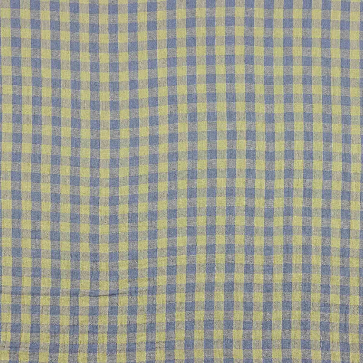Lemon-Baltic Plaid Doppelseitiger Musselin - Ribes y Casals