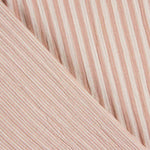 Musselin doppelseitig rosa-natur gestreift - Ribes y Casals
