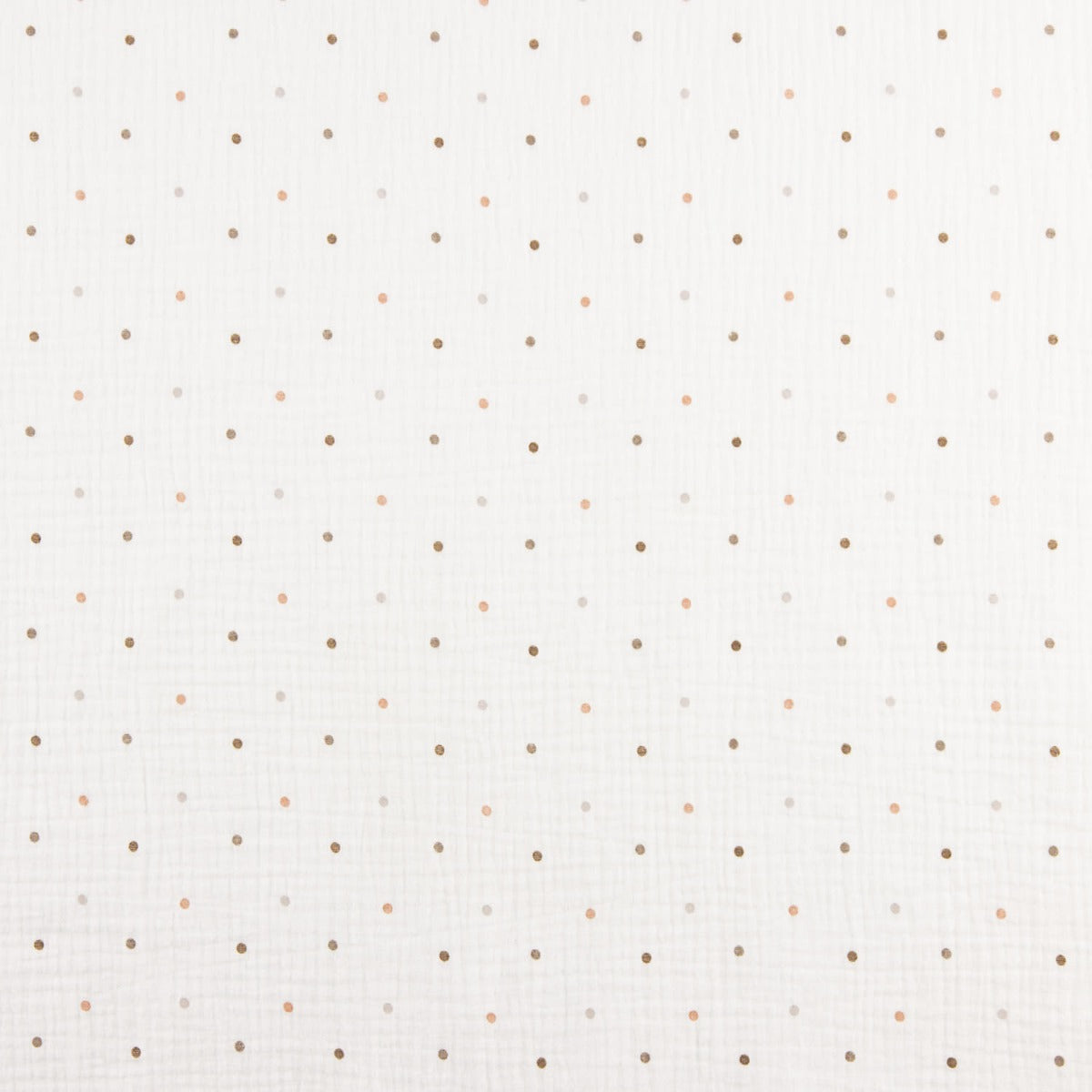 Soft Dots Bedruckter Musselin Beige - Ribes y Casals