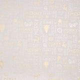 Lurex-Weihnachtsteppich Silberne Buchstaben - Ribes y Casals