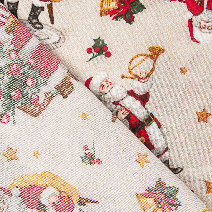 Bedrucktes Canvas „Weihnachten – Traditioneller Weihnachtsmann“ - Ribes y Casals