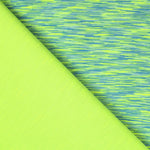 Doppelseitiger Neopren-Stoff Grün - Streifen 75 x 150 cm - Ribes y Casals