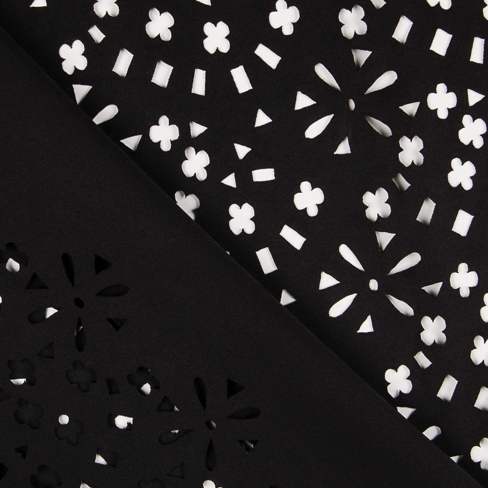 Neopren Mode Durchbrochene Schwarz - Ribes y Casals