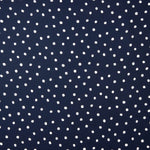 Flache Viskose Polka Dots Marine - Ribes y Casals