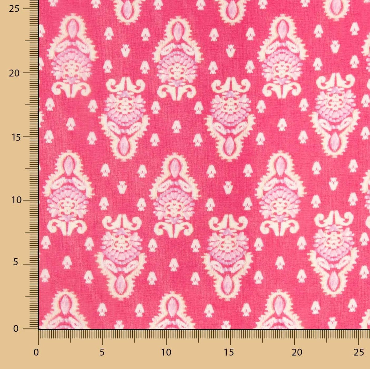 Gaze Polyester Ornament Rosa - Ribes y Casals