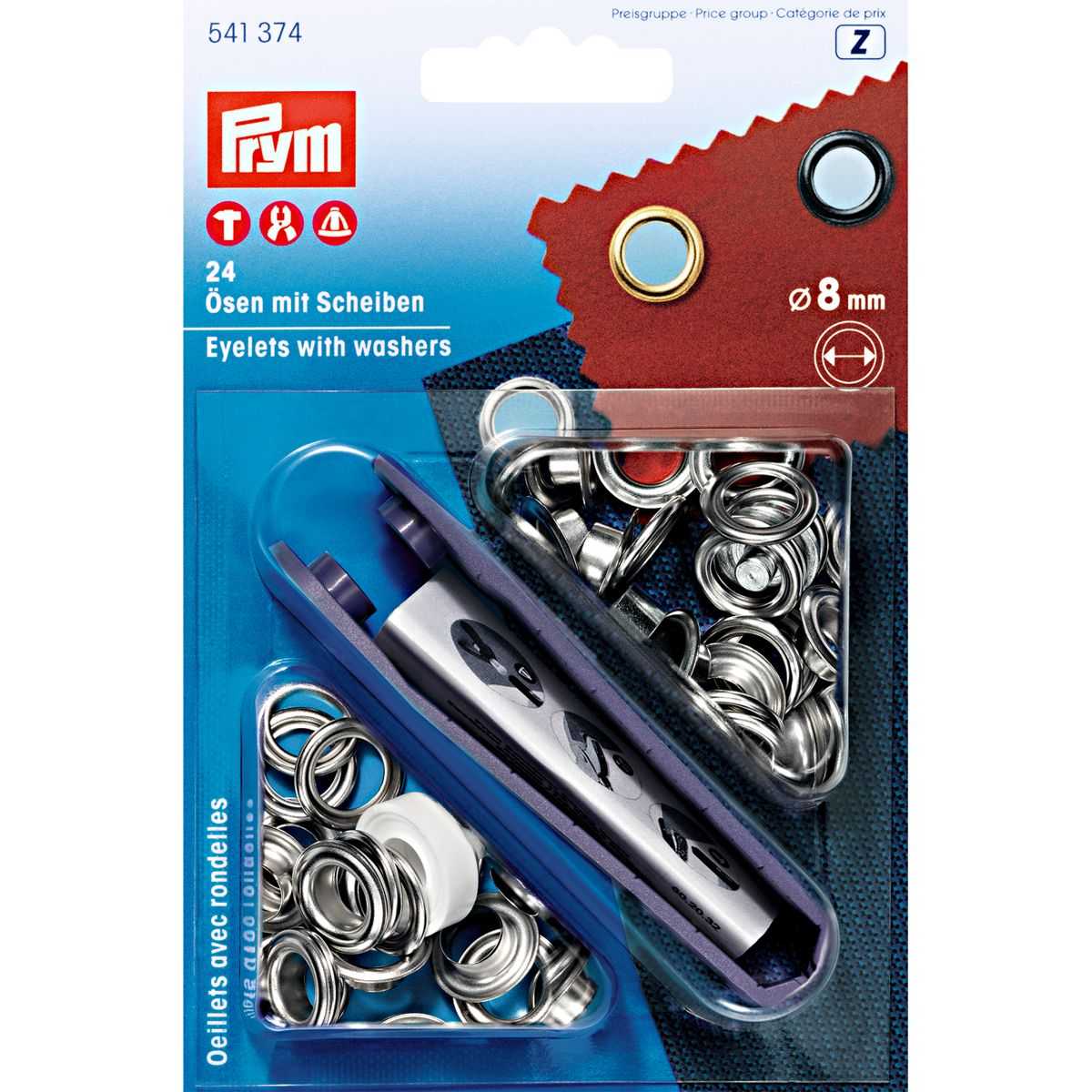 Ösen 8mm Prym 541374 - Ribes y Casals