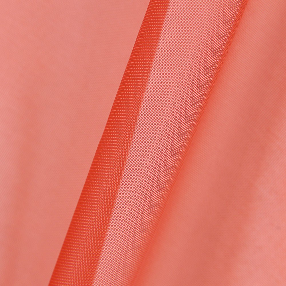 Korallenfarbener Polyester-Organza - Ribes y Casals