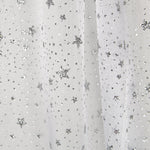 Organza Weiß Stern Silber - Ribes y Casals