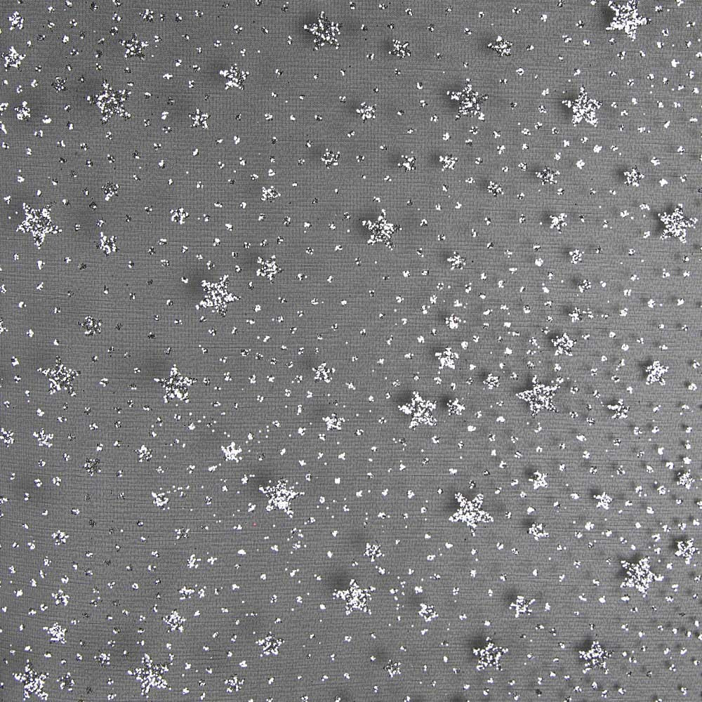 Organza Schwarzer Stern Silber - Ribes y Casals