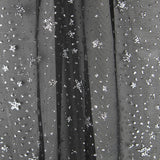 Organza Schwarzer Stern Silber - Ribes y Casals
