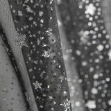 Organza Schwarzer Stern Silber - Ribes y Casals