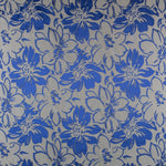 Blauer Floral Fantasy Organza - Ribes y Casals