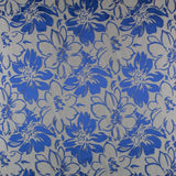 Blauer Floral Fantasy Organza - Ribes y Casals