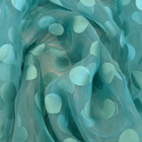 Organza Polka Dots Aquamarin - Ribes y Casals
