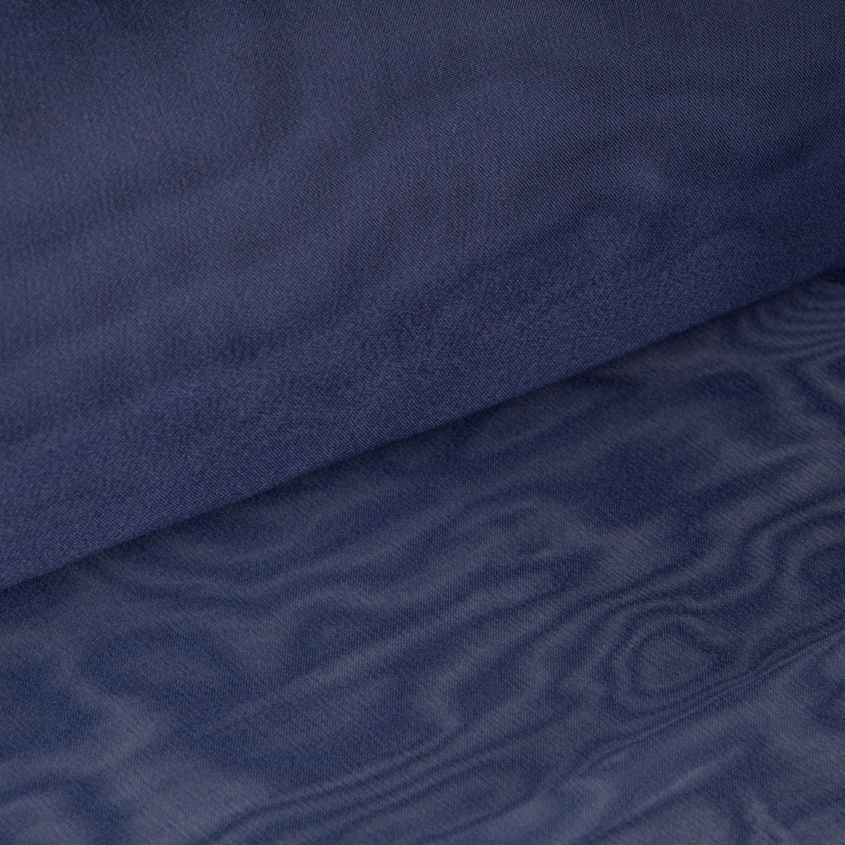 Reststück Organza aus Polyester, marineblau – verschiedene Maße x Breite 150 cm - Ribes y Casals