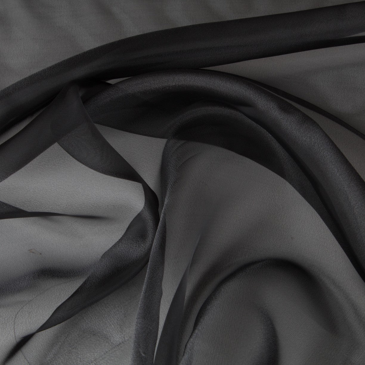 Organza Basic Polyester Schwarz - Ribes y Casals
