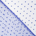 Polyester Plumeti Organza Blau - Ribes y Casals